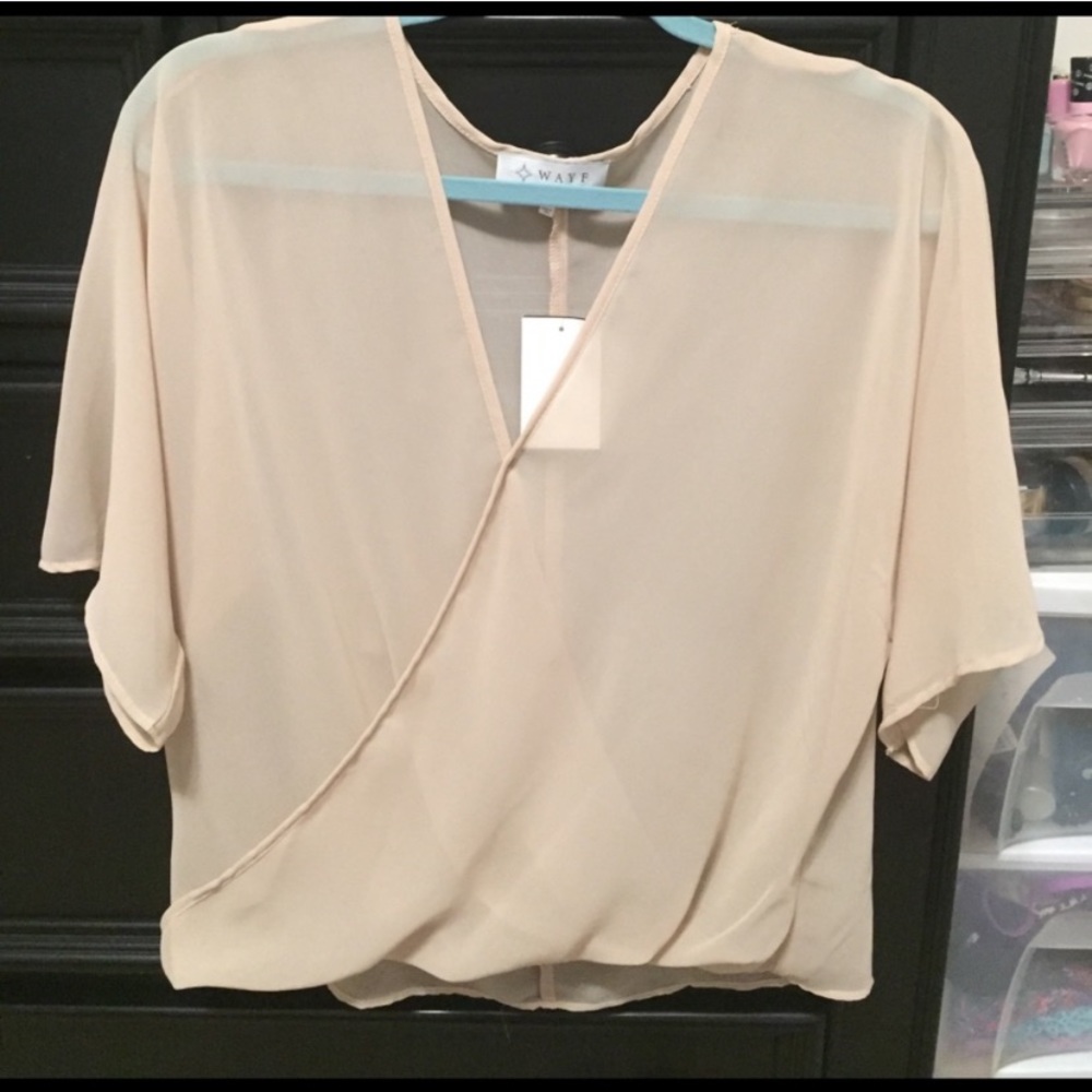 WAYF SURPLICE blouse